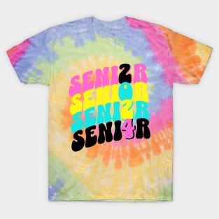 Retro bright Seniors 2024 T-shirt T-Shirt